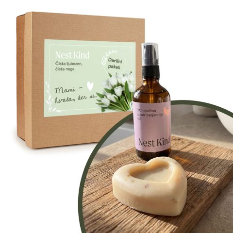 Materinski paket rožna čistost, 2 izdelka